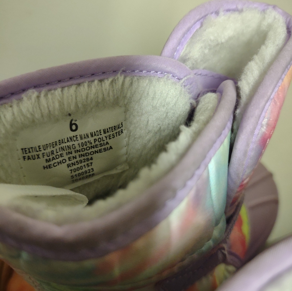 Children's Place Girls Purple/Pink Snow Boots Size 6 - Picture 7 of 10